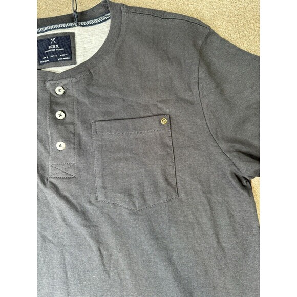 MBX Premium Goods Short Sleeve Mans Crewneck Pocket Tee T-Shirt Top Size M - Picture 3 of 11